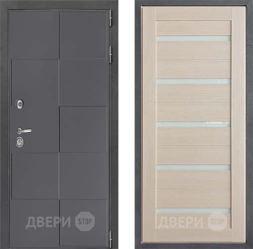 Входная металлическая Дверь Дверной континент ДК-3/606 ФЛ-47 Лиственница белая в Шатуре