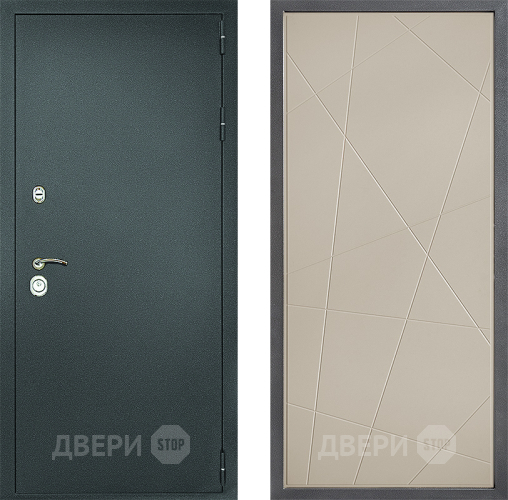 Входная металлическая Дверь Дверной континент Рубикон Серебро Дизайн ФЛ-655 Капучино в Шатуре