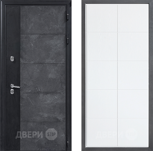 Дверь Дверной континент ДК-15 Бетон ТЕРМО ФЛ-Кватро Белое дерево в Шатуре