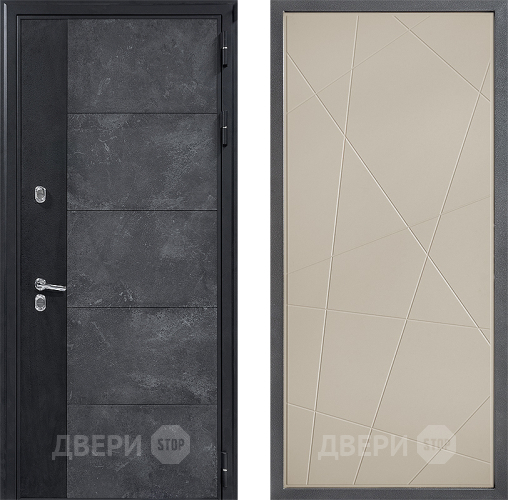 Дверь Дверной континент ДК-15 Бетон ТЕРМО ФЛ-655 Капучино в Шатуре