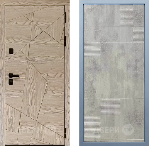 Дверь Дива МД-97/1 Д-4 Бетон темный в Шатуре