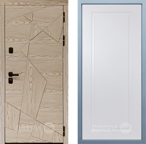 Входная металлическая Дверь Дива МД-97/1 Н-10 Белый в Шатуре