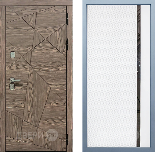 Дверь Дива МД-97/2 МХ-47 Белый матовый в Шатуре