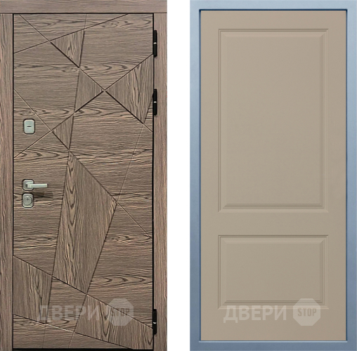 Входная металлическая Дверь Дива МД-97/2 Д-7 Шампань в Шатуре