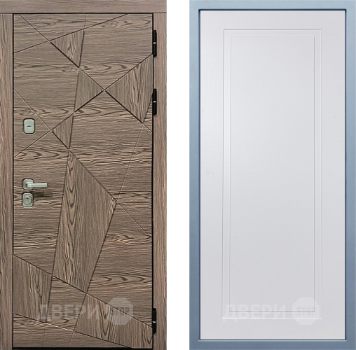 Входная металлическая Дверь Дива МД-97/2 Н-10 Белый в Шатуре