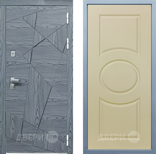 Входная металлическая Дверь Дива МД-97/3 Д-8 Шампань в Шатуре