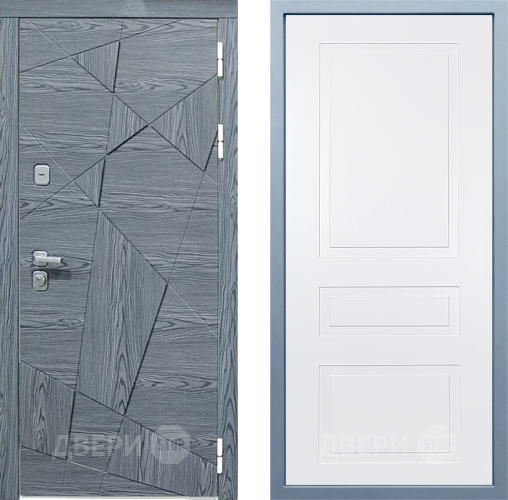 Дверь Дива МД-97/3 Н-13 Белый в Шатуре