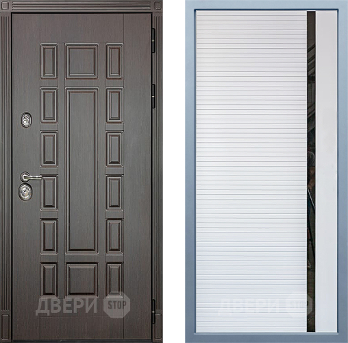 Входная металлическая Дверь Дива МД-38 МХ-45 Белый матовый в Шатуре