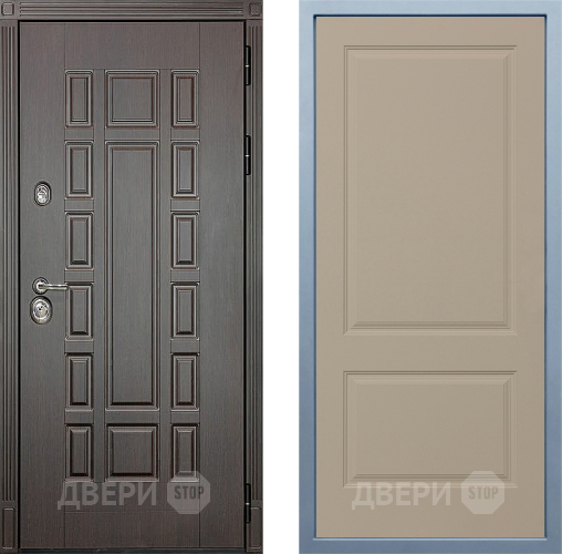 Входная металлическая Дверь Дива МД-38 Д-7 Шампань в Шатуре