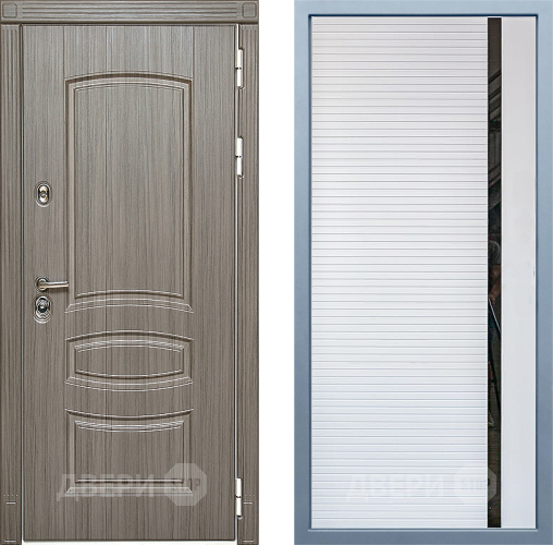 Входная металлическая Дверь Дива МД-42 МХ-45 Белый матовый в Шатуре