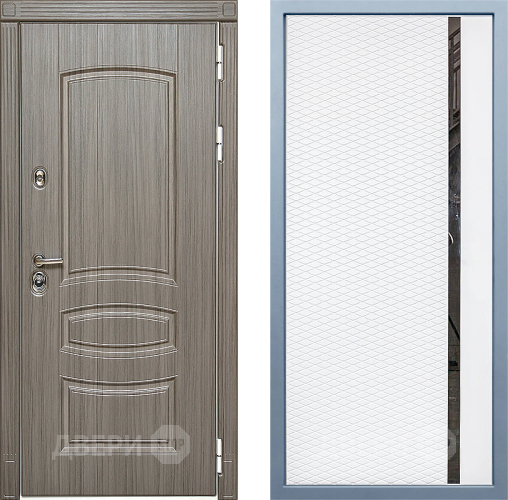 Входная металлическая Дверь Дива МД-42 МХ-47 Белый матовый в Шатуре