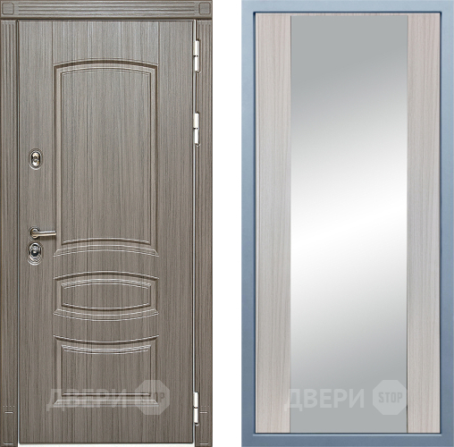 Дверь Дива МД-42 Д-15 Зеркало Сандал белый в Шатуре