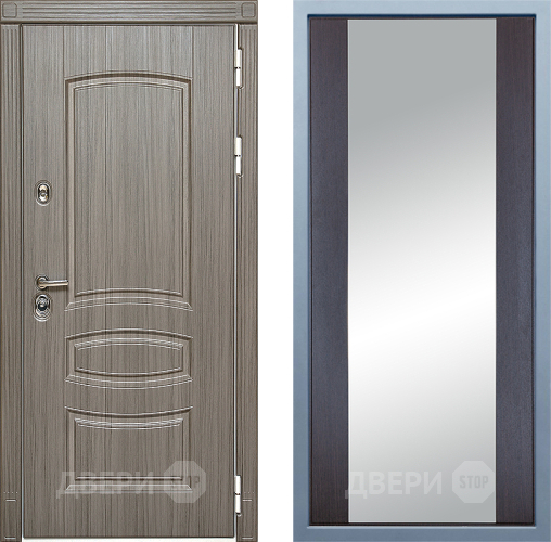 Входная металлическая Дверь Дива МД-42 Д-15 Зеркало Венге в Шатуре