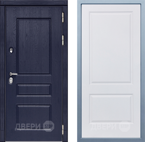 Входная металлическая Дверь Дива МД-45 Д-7 Белый в Шатуре