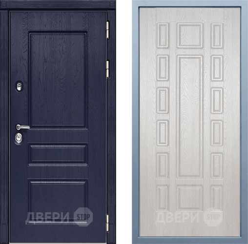 Входная металлическая Дверь Дива МД-45 М-2 Дуб филадельфия крем в Шатуре