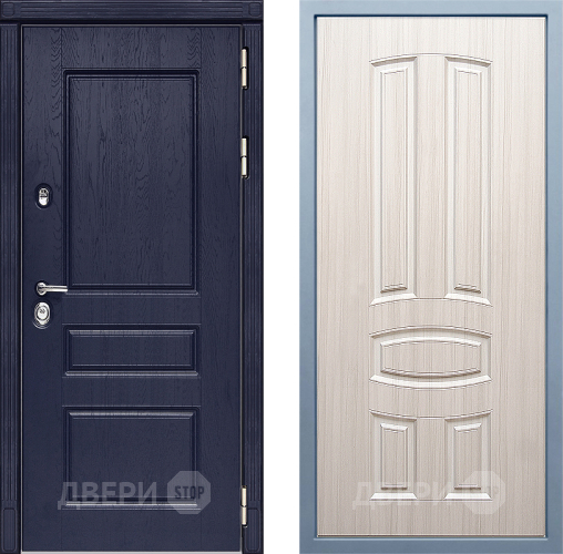 Входная металлическая Дверь Дива МД-45 М-3 Сандал белый в Шатуре