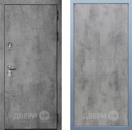 Входная металлическая Дверь Дива МД-51 М-1 Бетон темный в Шатуре