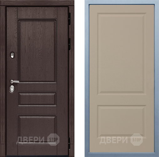 Входная металлическая Дверь Дива МД-90 Д-7 Шампань в Шатуре