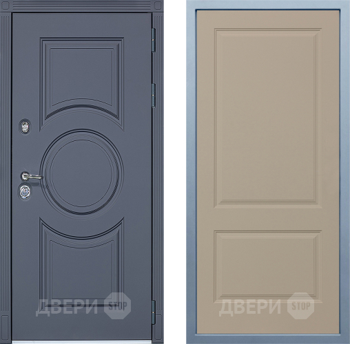 Входная металлическая Дверь Дива МХ-30 STR Д-7 Шампань в Шатуре