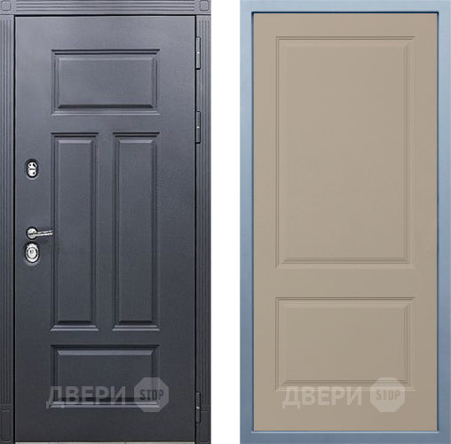 Входная металлическая Дверь Дива МХ-29 STR Д-7 Шампань в Шатуре