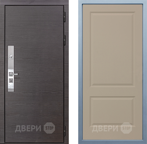 Входная металлическая Дверь Дива МХ-39 STR Д-7 Шампань в Шатуре