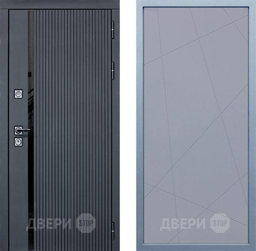 Входная металлическая Дверь Дива МХ-46 STR Д-11 Силк Маус в Шатуре