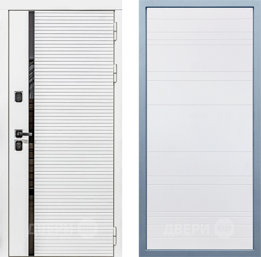 Входная металлическая Дверь Дива МХ-45 Белая STR Д-5 Белый в Шатуре