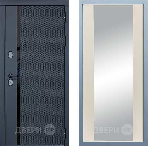 Входная металлическая Дверь Дива МХ-47 STR Д-15 Зеркало Шампань в Шатуре