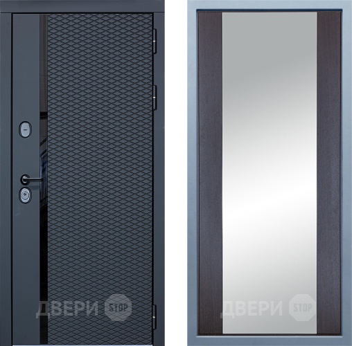 Дверь Дива МХ-47 STR Д-15 Зеркало Венге в Шатуре