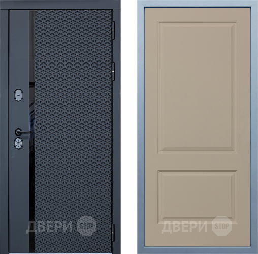 Входная металлическая Дверь Дива МХ-47 STR Д-7 Шампань в Шатуре
