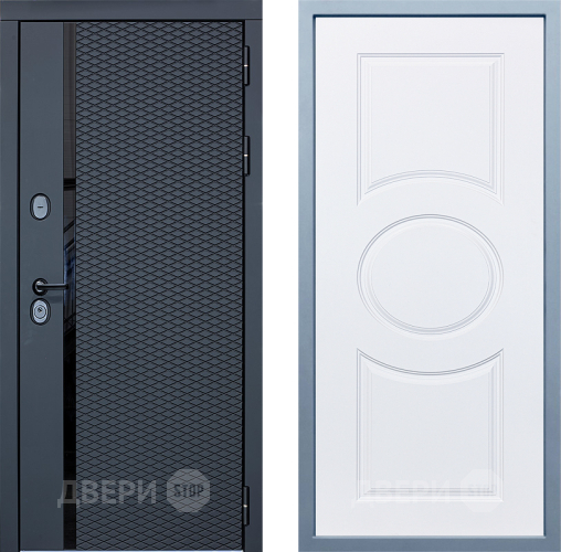 Входная металлическая Дверь Дива МХ-47 STR Д-8 Белый в Шатуре