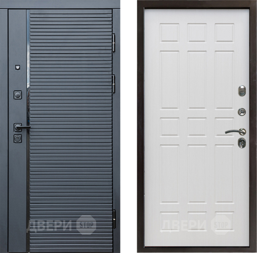 Дверь Престиж Черная Линия Спарта Лиственница белая в Шатуре