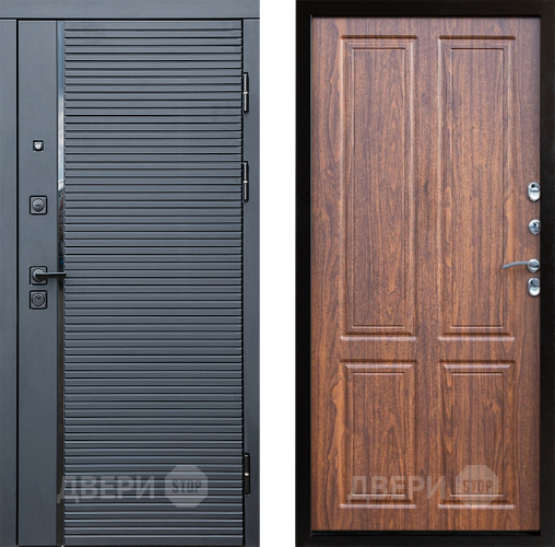 Дверь Престиж Черная Линия Премиум Орех светлый в Шатуре