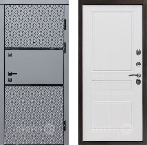 Дверь Престиж Ромб Классика Белое дерево в Шатуре