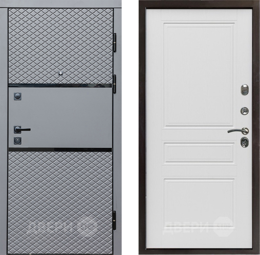 Дверь Престиж Ромб Классика Лиственница белая в Шатуре