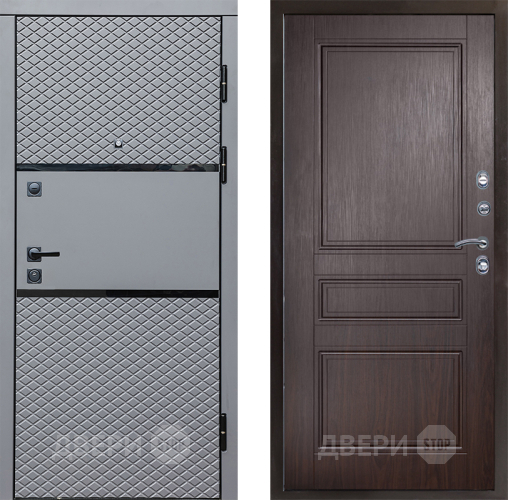 Входная металлическая Дверь Престиж Ромб Классика Венге в Шатуре