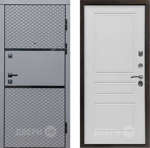 Дверь Престиж Ромб Классика Белый матовый в Шатуре