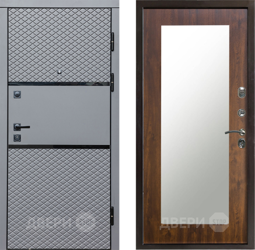 Дверь Престиж Ромб Зеркло Пастораль Дуб в Шатуре