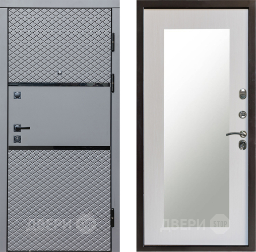 Дверь Престиж Ромб Зеркло Пастораль Лиственница белая в Шатуре