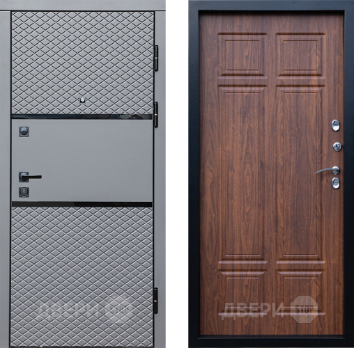 Дверь Престиж Ромб Премиум Орех темный в Шатуре