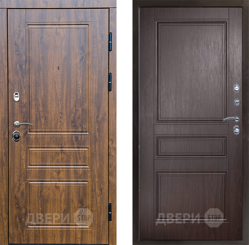 Входная металлическая Дверь Престиж Классика Дуб Классика Венге в Шатуре