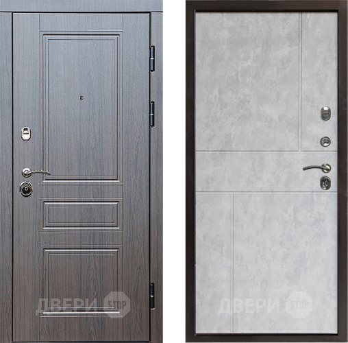 Дверь Престиж Классика Венге Горизонт Бетон светлый в Шатуре