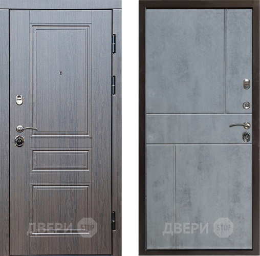 Дверь Престиж Классика Венге Горизонт Бетон темный в Шатуре