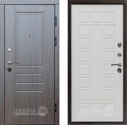 Входная металлическая Дверь Престиж Классика Венге Престиж Бежевый мат в Шатуре