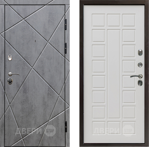 Входная металлическая Дверь Престиж Лучи Престиж Бежевый мат в Шатуре