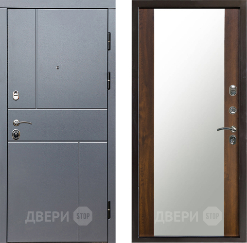 Дверь Престиж Горизонт Грэй Зеркало Дуб в Шатуре