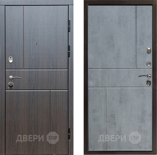 Входная металлическая Дверь Престиж Горизонт Венге Горизонт Бетон темный в Шатуре
