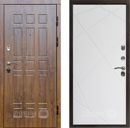 Дверь Престиж Стандарт Лучи Бетон белый в Шатуре