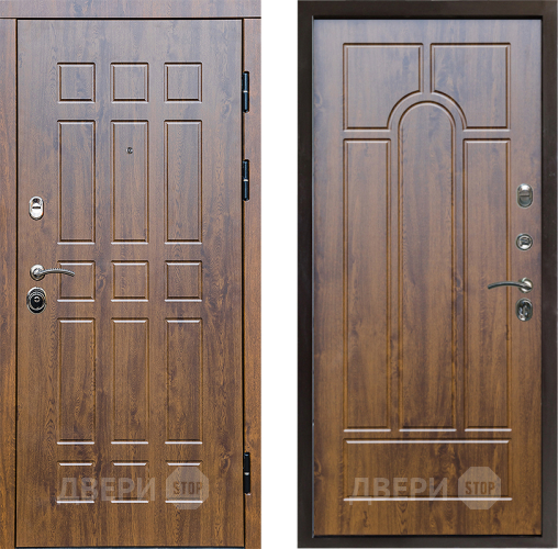 Входная металлическая Дверь Престиж Стандарт Арка Дуб в Шатуре