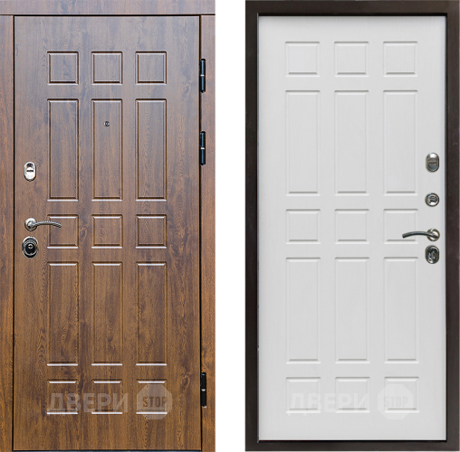 Входная металлическая Дверь Престиж Стандарт Спарта Белое дерево в Шатуре
